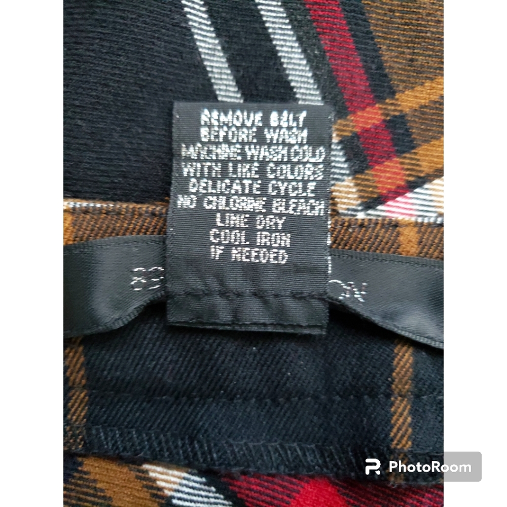 89th & Madison Plaid A Line Skirt Size 6 - Picture 7 of 9